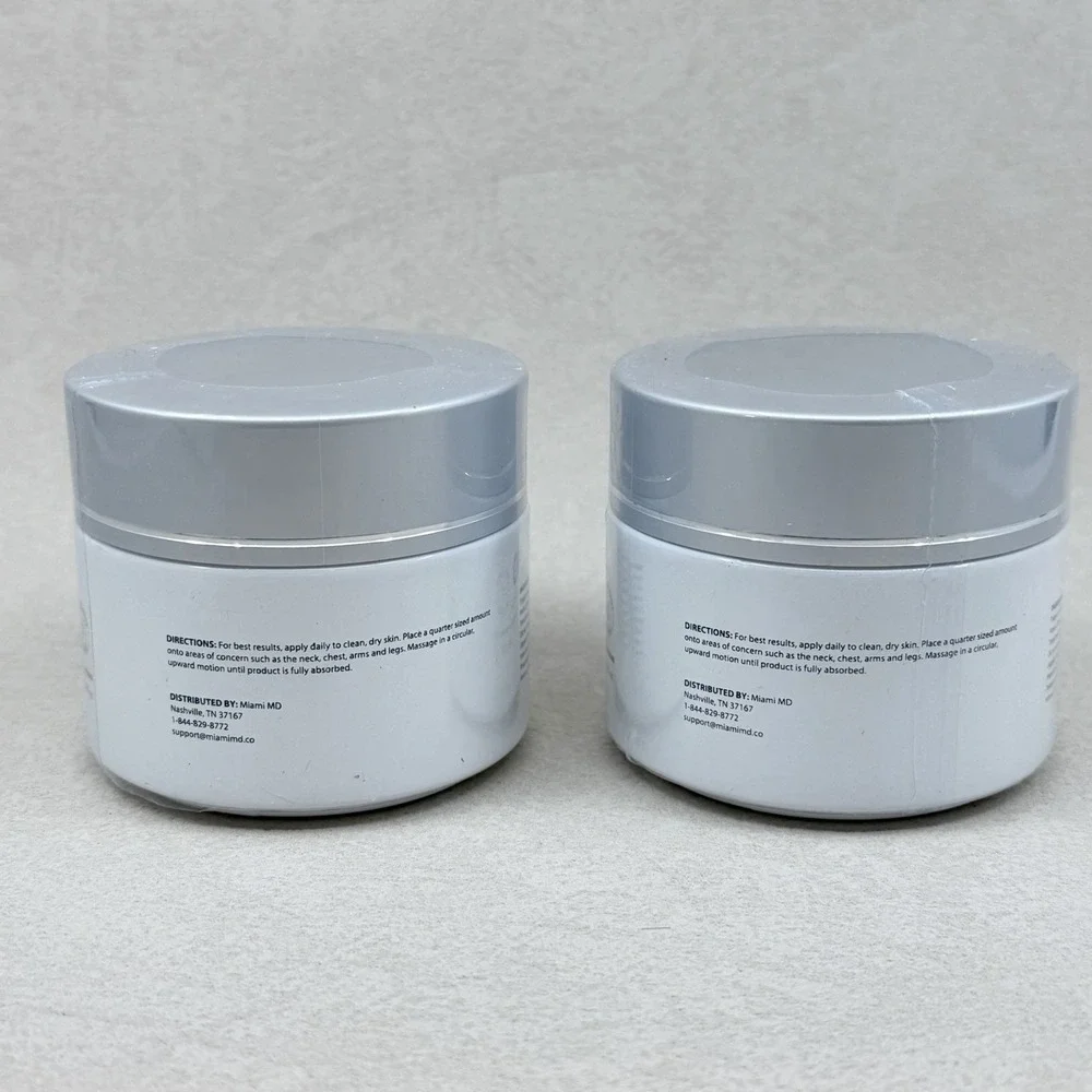 2 PACK MiamiMD ( Miami MD) ADVANCED CREPE FIX For Firming & Body Repair 4oz NEW